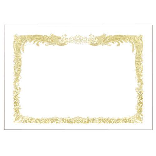 TANOSEE 賞状用紙 白 A3 タテ書用 10枚/冊（ご注文単位1冊）【直送品】