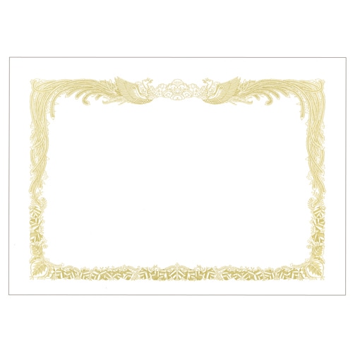 TANOSEE 賞状用紙 白 A4 タテ書用 業務用パック 100枚/箱(ご注文単位1箱)【直送品】