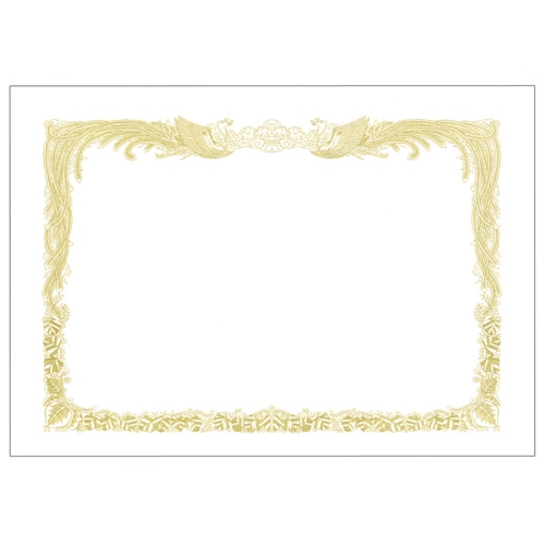 TANOSEE 賞状用紙 白 B4 タテ書用 10枚/冊（ご注文単位1冊）【直送品】