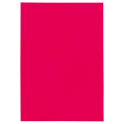 TANOSEE 色画用紙 四つ切 あか 10枚/袋（ご注文単位1袋）【直送品】