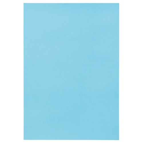 TANOSEE 色画用紙 四つ切 みずいろ 10枚/袋（ご注文単位1袋）【直送品】