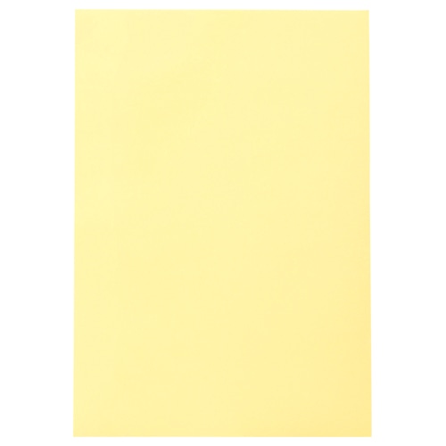 TANOSEE 色画用紙 八つ切 クリーム 10枚/袋（ご注文単位1袋）【直送品】