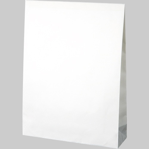 TANOSEE 宅配袋 晒片つや 大 白 封かんテープ付 100枚 8袋/箱(ご注文単位1箱)【直送品】