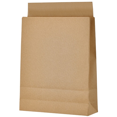 TANOSEE 宅配袋 小 茶 封かんテープ無し 100枚/袋(ご注文単位1袋)【直送品】