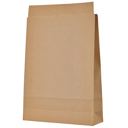 TANOSEE 宅配袋 大 茶 封かんテープ無し 100枚/袋(ご注文単位1袋)【直送品】