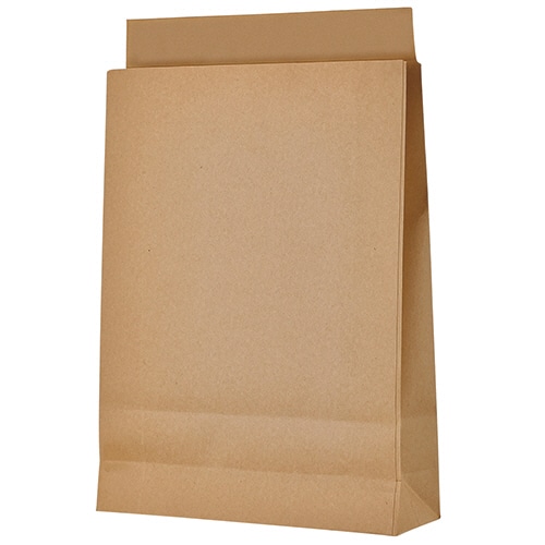 TANOSEE 宅配袋 大 茶 封かんテープ無し 100枚/袋(ご注文単位1袋)【直送品】