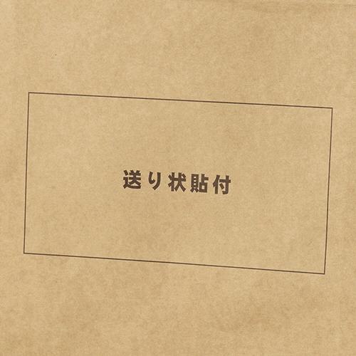 TANOSEE 宅配袋 撥水ニス加工 大 茶 テープ付 100枚 12袋/箱（ご注文単位1箱）【直送品】