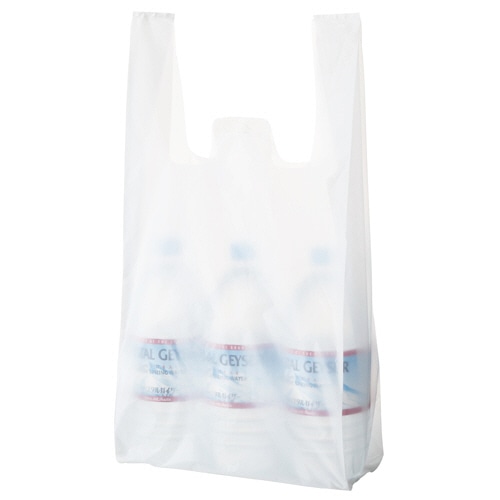 TANOSEE 乳白レジ袋 35号 ヨコ260×タテ530×マチ幅130mm 100枚/袋（ご注文単位1袋）【直送品】