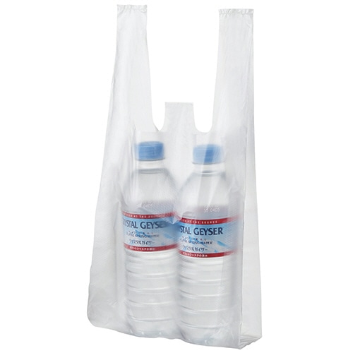 TANOSEE 半透明レジ袋 12号 ヨコ180×タテ380×マチ幅110mm 100枚/袋(ご注文単位1袋)【直送品】