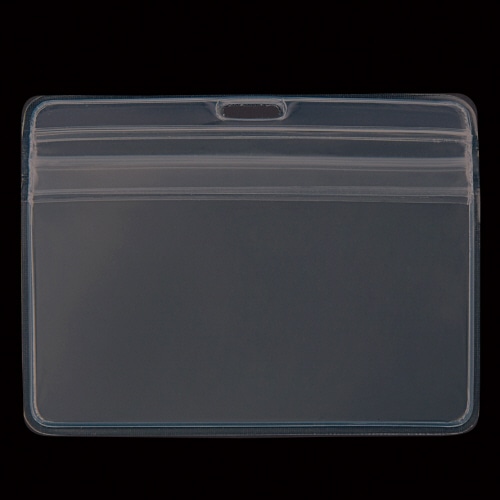 TANOSEE 名札ケース(防水チャック付) 10枚/袋（ご注文単位1袋）【直送品】