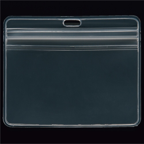 TANOSEE 名札用ケース(防水チャック付) 大 10枚/袋（ご注文単位1袋）【直送品】