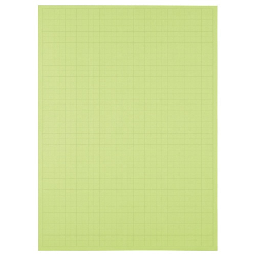 TANOSEE 模造紙(プルタイプ) 本体 788×1085mm 50mm方眼 ウグイス 20枚/箱（ご注文単位1箱）【直送品】