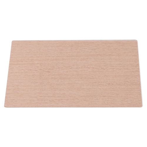 TANOSEE 木目調下敷付ダブルマット 1390×690mm 1枚（ご注文単位1枚）【直送品】