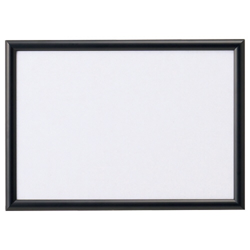 アスカ アルミ枠ポスターパネル A4 外寸301×214mm ブラックフレーム APP-A4BK 1枚（ご注文単位1枚）【直送品】