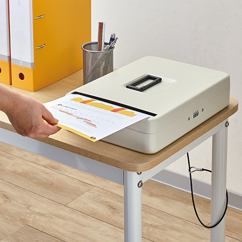 アスカ 安心保管ボックス スロットイン A4 SB300 1台(ご注文単位1台)【直送品】