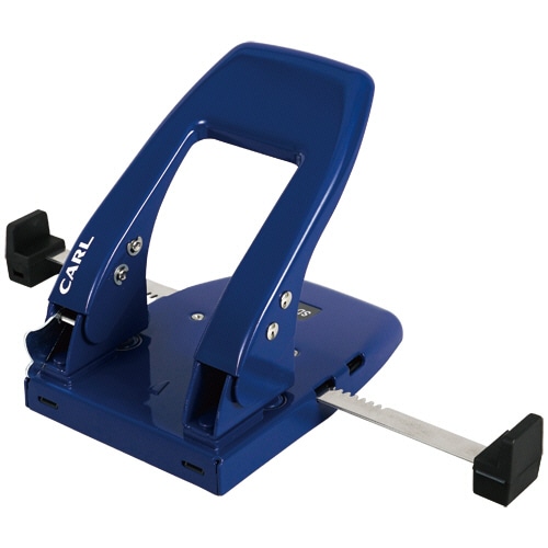 カール事務器 2穴パンチ 45枚穿孔 ブルー SD-WJ45K-B 1台(ご注文単位1台)【直送品】