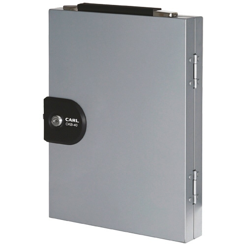 カール事務器 キーボックス 40個吊 シルバー CKB-40-S 1個（ご注文単位1個）【直送品】