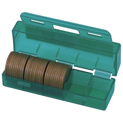 カール事務器 コインケース 10円硬貨(50枚収納) グリーン CX-10-G 1個（ご注文単位1個）【直送品】