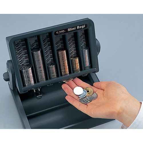 カール事務器 ミニレジ コインカウンタ-付 MR-2000 1個(ご注文単位1個)【直送品】