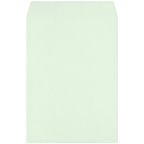 キングコーポレーション カラークラフト封筒 角2 85g/㎡ 〒枠なし ミズ 業務用パック 080412 500枚/箱(ご注文単位1箱)【直送品】