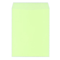 キングコーポレーション カラークラフト封筒 角3 85g/㎡ 〒枠なし ウグイス K3C85UG 100枚/袋(ご注文単位1袋)【直送品】