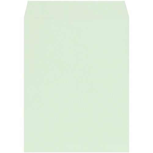 キングコーポレーション カラークラフト封筒 角3 85g/㎡ 〒枠なし ミズ K3C85M 100枚/袋(ご注文単位1袋)【直送品】