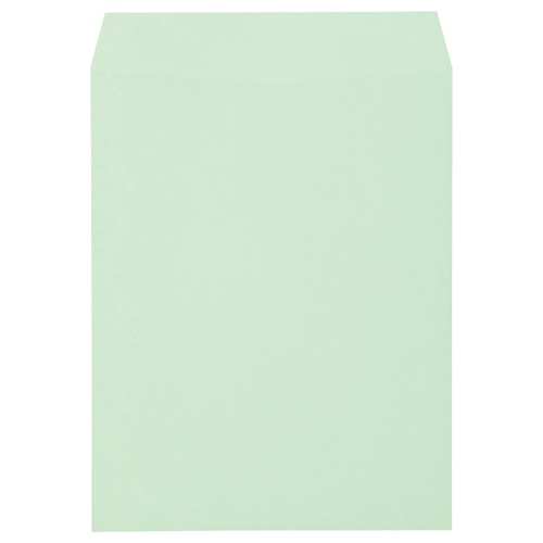 キングコーポレーション ソフトカラー封筒 角3 100g/㎡ グリーン K3S100GE 100枚/袋（ご注文単位1袋）【直送品】