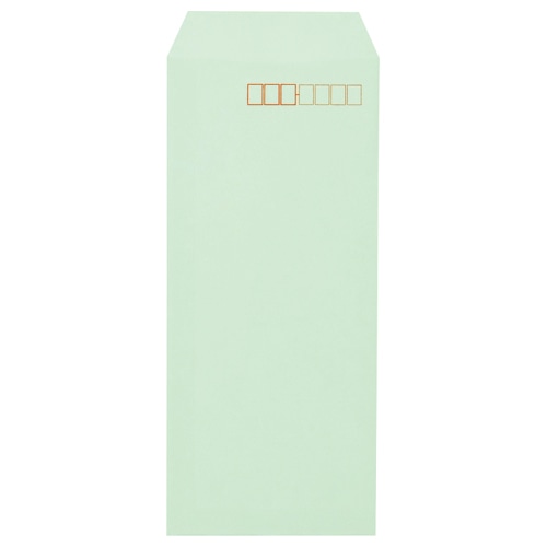 キングコーポレーション ソフトカラー封筒 長4 80g/㎡ 〒枠あり グリーン N4S80GE 100枚/袋（ご注文単位1袋）【直送品】