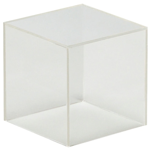 クルーズ アクリルボックス5面体 クリア 10cm角 AB-100 1個(ご注文単位1個)【直送品】