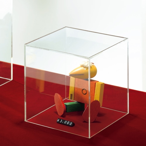 クルーズ アクリルボックス5面体 クリア 30cm角 AB-300 1個(ご注文単位1個)【直送品】