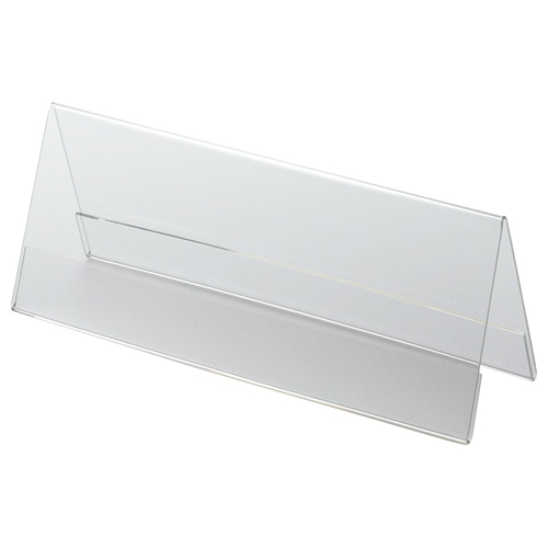 クルーズ アクリル製カード立て V型 大 200×76mm CRV791134 10個/セット（ご注文単位1セット）【直送品】