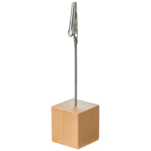 クルーズ クリップスタンド 木製 木目 S-500 1個(ご注文単位1個)【直送品】