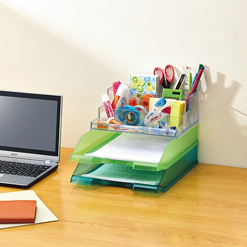 クルーズ マルチデスクオーガナイザー クリア SDO-2500 1個(ご注文単位1個)【直送品】