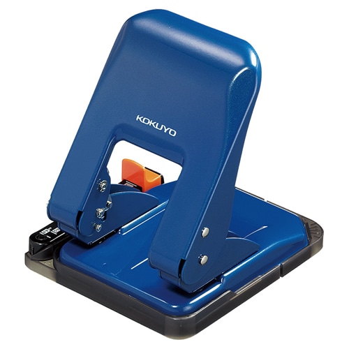 コクヨ 2穴パンチ ラクアケ 37枚穿孔 青 PN-G37B 1台（ご注文単位1台）【直送品】