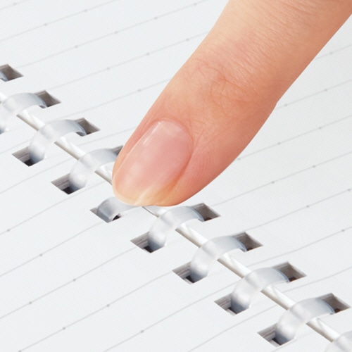 コクヨ キャンパス ソフトリングノート(ドット入り罫線 カットオフ) A5 B罫 50枚 ブルー ス-S131BT-B 1冊(ご注文単位1冊)【直送品】