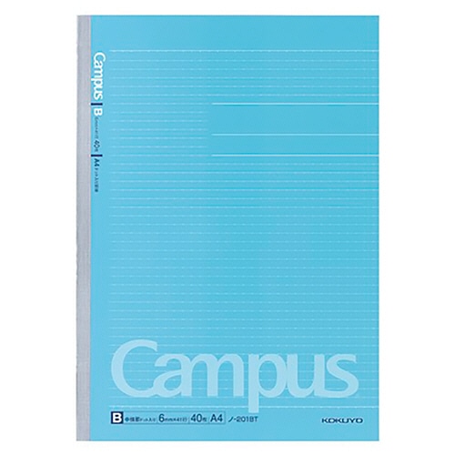 コクヨ キャンパスノート(ドット入り罫線) A4 B罫 40枚 ノ-201BT 1冊（ご注文単位1冊）【直送品】