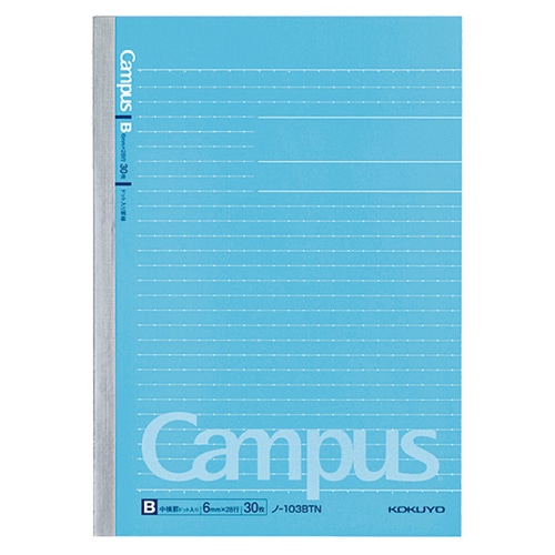 コクヨ キャンパスノート(ドット入り罫線) A5 B罫 30枚 ノ-103BTN 5冊/セット（ご注文単位1セット）【直送品】