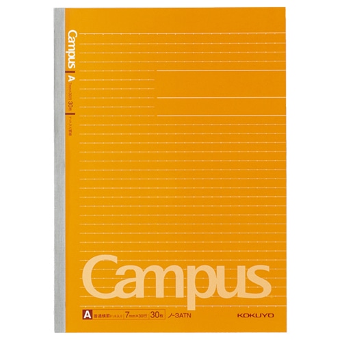 コクヨ キャンパスノート(ドット入り罫線) セミB5 A罫 30枚 ノ-3ATN 5冊/セット（ご注文単位1セット）【直送品】