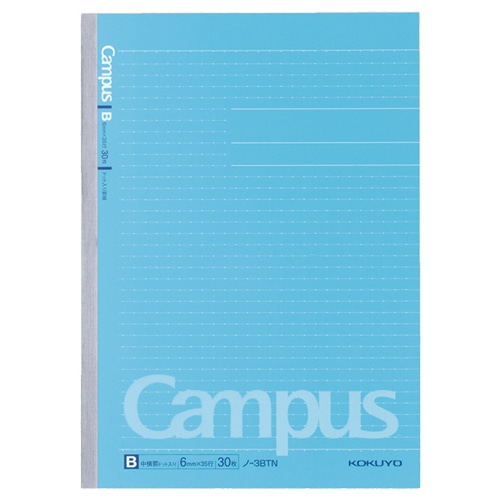 コクヨ キャンパスノート(ドット入り罫線) セミB5 B罫 30枚 ノ-3BTN 5冊/セット（ご注文単位1セット）【直送品】