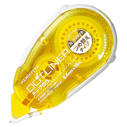 コクヨ テープのり ドットライナー 貼ってはがせるタイプ 本体 8.4mm×16m タ-DM401-08 1個（ご注文単位1個）【直送品】