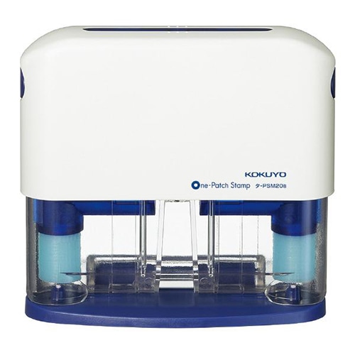 コクヨ ビニールパッチホルダー(ワンパッチスタンプ) 2穴タイプ タ-PSM20B 1個(ご注文単位1個)【直送品】