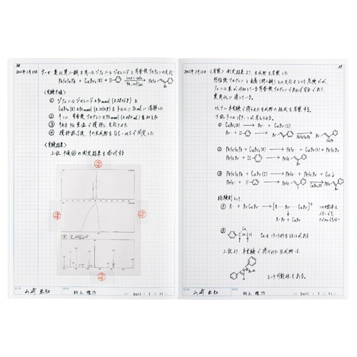 コクヨ リサーチラボノート(エントリーモデル) A4 5mm方眼罫 52枚 ノ-LBB205S 1冊(ご注文単位1冊)【直送品】