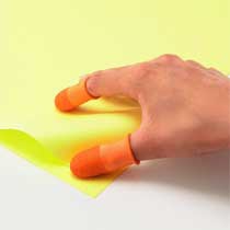 コクヨ 事務用指サック 大 橙 メク-3B 12個/袋(ご注文単位1袋)【直送品】