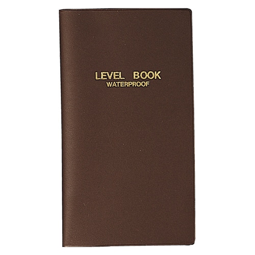 コクヨ 測量野帳 レベル 合成紙 24枚 茶 セ-Y11 10冊/セット（ご注文単位1セット）【直送品】