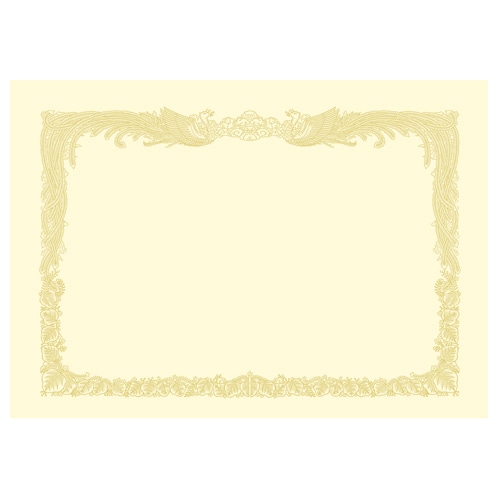 ササガワ タカ印 OA賞状用紙 クリーム B4 タテ書用 10-1077 10枚/袋（ご注文単位1袋）【直送品】