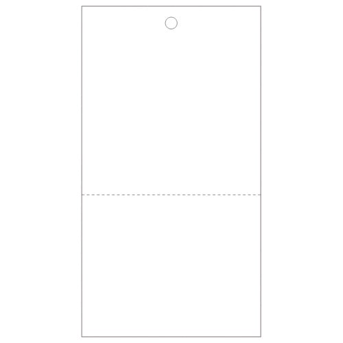 ササガワ 業務用提げ札 糸なし白無地 ミシン目入 18-1506 500枚/箱(ご注文単位1箱)【直送品】