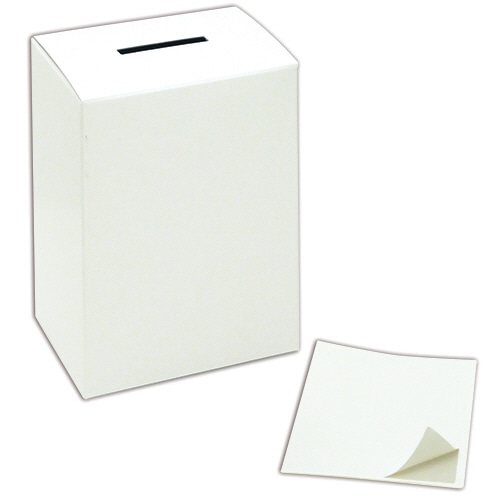 ササガワ 募金箱 紙製 37-8080 1個（ご注文単位1個）【直送品】