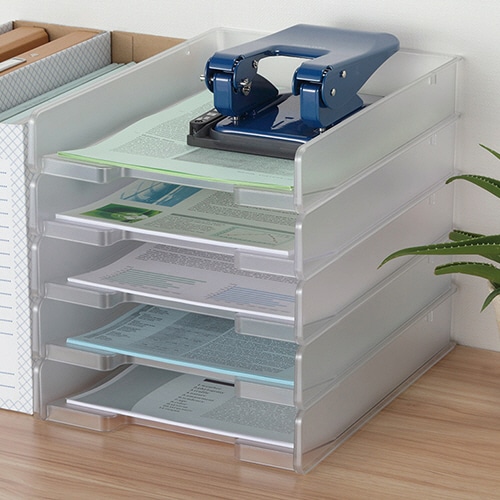 サンカ デスクトレー(頑丈トレー) A4タテ ブラウン SDT-PCSBR 1個(ご注文単位1個)【直送品】