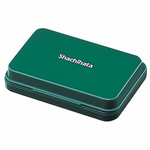 シヤチハタ スタンプ台 小形 緑 HGN-1-G 1個(ご注文単位1個)【直送品】