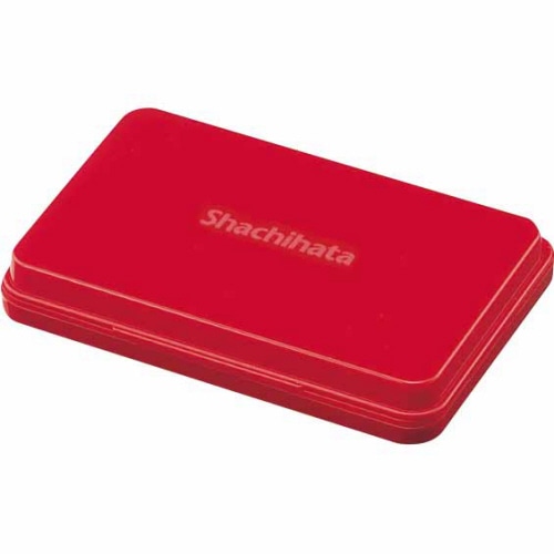 シヤチハタ スタンプ台 中形 赤 HGN-2-R 1個(ご注文単位1個)【直送品】